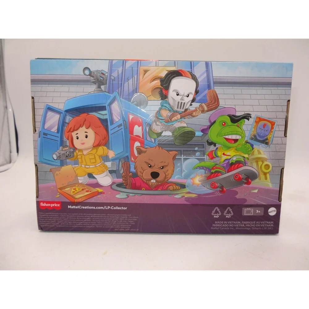 Fisher-Price Little People Collector TMNT‎ Ninja Turtles Allies Figure Set JDG40